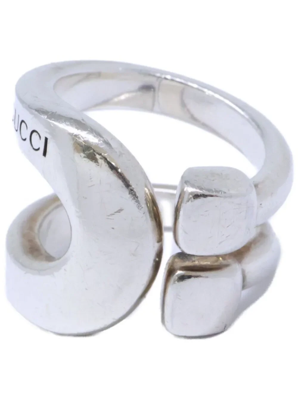 Gucci Horsebit 19 Ring Silver